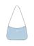 Guess Sky Blue Solid Arnela Top Zip Shoulder Bag