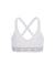 Guess Cotton Solid Padded White Triang Bra