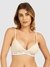 Guess Cream Cotton Carrie Triangle Bra
