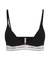 Guess Cotton  Textured Black Triangle Bra