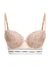 Guess Polyamide Self Design Brown Balconette Bra