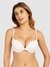 Guess White Cotton Carrie Push Up Bra