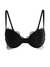 Guess Polyamide Self Design Black Push Up Bra