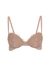 Guess Polyamide Self Design Tan Push Up Bra