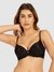 Guess Black Polyamide Tiziana Balconette Bra