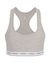 Guess Cotton Solid Grey Bralette Bra