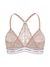 Guess Polymide  Self Design Brown Triangle Bra