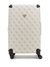 Guess Dark Taupe Logo Printed Berta 28 In 8-Wheeler Trolley