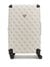 Guess Dark Taupe Logo Printed Berta 28 In 8-Wheeler Trolley
