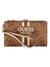 Guess Latte Logo Printed Laurel Zip Organizer Wallet
