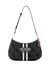 Guess Coal Logo Printed Noelle Top Zip Shoulder Bag