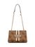 Guess Latte Logo Printed Noelle Convertible Flap Crossbody Bag