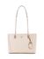 Stone Logo Embossed Monogram Tisha Tote Bag