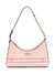 Guess Peony Logo Textured Zarela Top Zip Shoulder Bag