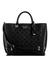 Guess Black Logo Textured Zarela Girlfriend Tote Bag