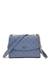 Guess Women Blue Geometric Detachable Strap Crossbody Bag