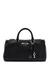 Women's Black Logo Textured Pu Anise Large Box Satchel Bag