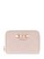 Peach Textured Anise  Zip-around Wallet