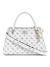 White Logo Printed Noelle Luxury Satchel Bag