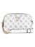 White Logo Printed Noelle Crossbody Camera Bag