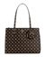 Guess Women's Black PU Printed Tote Bag