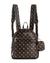 Guess Women's Brown PU Printed Backpack