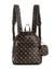 Guess Women's Brown PU Printed Backpack