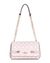 Pink Polyurethane Printed Crossbody Bag