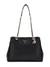 Guess Black Textured Cresidia Status Satchel Bag