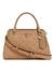 Guess Beige Textured Cresidia Luxury Satchel Bag