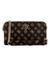 Guess Mocha Logo Printed Daryna Status Crossbody Bag