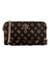 Guess Mocha Logo Printed Daryna Status Crossbody Bag