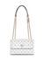 Guess White Logo Printed Daryna Crossbody Bag