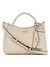 Guess Bone Textured Brenton Small Girlfriend Satchel Bag