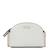 Guess White Solid Archer Top Zip Crossbody Bag