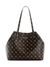 Guess Women Brown Printed Tote Bag with Snap Button Closure