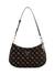 Mocha Logo Printed Noelle Top Zip Shoulder Bag