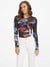 Guess Women Floral Round Neck Long Sleeves Top