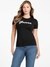 Guess Women Embellished Round Neck Short Sleeves T-Shirt