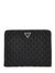 Guess Black Quilted Giully Zip Around Tech Case
