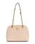 Beige PU Quilted Satchel Bag