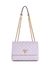 Guess Polyurethane Lavender Quilted Women Giully Convertible Flap Crossbody Bag