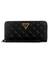Black PU Quilted Wallet