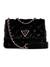 Black Self-Design Sling Bag