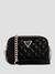 Guess Women's Black PU Quilted Camera Bag