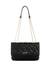 Women Black Quilted Alanna Convertible Crossbody Bag