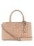 Guess Women Beige Quilted Chain Strap Satchel Bag