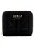 Guess Black Quilted Edita Small Zip Around Wallet