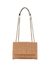 Guess Women Beige Quilted Chain Strap Crossbody Bag