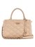 Guess Light Beige Quilted Tamsin Small Satchel Bag